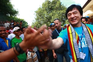A visita do Jackie Chan foi estratégica para os grupos de artes marciais. Photo by UNMIT.